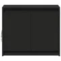 Aparador con LED madera de ingeniería negro 72x34x61 cm de , Aparadores - Ref: Foro24-852174, Precio: 82,03 €, Descuento: %