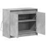 Aparador con LED madera ingeniería gris hormigón 72x34x61 cm de , Aparadores - Ref: Foro24-852176, Precio: 78,19 €, Descuento: %