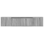Mueble de TV de pared con luz LED gris Sonoma 180x31x39,5 cm de , Muebles TV - Ref: Foro24-3307959, Precio: 144,18 €, Descuen...