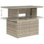 Garden sofa set 7 pcs with cushions light grey PE rattan by , Garden sets - Ref: Foro24-3274982, Price: 527,22 €, Discount: %
