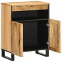 Aparador de madera maciza de mango rugosa 60x34x75 cm de , Taquillas y armarios de almacenamiento - Ref: Foro24-377559, Preci...