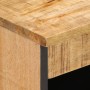 Aparador de madera maciza de mango rugosa 60x34x75 cm de , Taquillas y armarios de almacenamiento - Ref: Foro24-377559, Preci...
