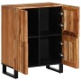 Aparador de madera maciza acacia 60x34x75 cm de , Taquillas y armarios de almacenamiento - Ref: Foro24-377565, Precio: 142,43...