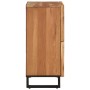 Aparador de madera maciza acacia 60x34x75 cm de , Taquillas y armarios de almacenamiento - Ref: Foro24-377565, Precio: 142,43...