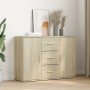 Aparador de madera de ingeniería roble Sonoma 90,5x29,5x65 cm de , Aparadores - Ref: Foro24-849876, Precio: 92,73 €, Descuent...