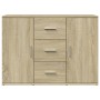 Aparador de madera de ingeniería roble Sonoma 90,5x29,5x65 cm de , Aparadores - Ref: Foro24-849876, Precio: 92,73 €, Descuent...