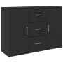 Aparador de madera de ingeniería negro 90,5x29,5x65 cm de , Aparadores - Ref: Foro24-849874, Precio: 86,03 €, Descuento: %