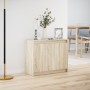 Aparador con LED madera de ingeniería roble Sonoma 72x34x61 cm de , Aparadores - Ref: Foro24-852175, Precio: 64,89 €, Descuen...