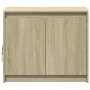 Aparador con LED madera de ingeniería roble Sonoma 72x34x61 cm de , Aparadores - Ref: Foro24-852175, Precio: 64,06 €, Descuen...
