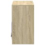 Aparador con LED madera de ingeniería roble Sonoma 72x34x61 cm de , Aparadores - Ref: Foro24-852175, Precio: 64,89 €, Descuen...