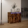 Aparador con LED madera ingeniería roble ahumado 72x34x61 cm de , Aparadores - Ref: Foro24-852177, Precio: 68,72 €, Descuento: %