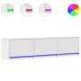 Mueble de TV con LED madera de ingeniería blanco 165x34x40 cm de , Muebles TV - Ref: Foro24-852250, Precio: 106,30 €, Descuen...