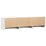 Mueble de TV con LED madera de ingeniería blanco 165x34x40 cm de , Muebles TV - Ref: Foro24-852250, Precio: 106,30 €, Descuen...