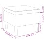 Taburete con patas de madera terciopelo rojo tinto de , Taburetes y sillas plegables - Ref: Foro24-329462, Precio: 86,64 €, D...