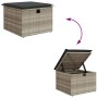 Set de sofás de jardín 7 pzas con cojines ratán PE gris claro de , Conjuntos de jardín - Ref: Foro24-3274662, Precio: 508,78 ...