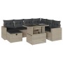 Set de sofás de jardín 8 pzas y cojines ratán sintético gris de , Conjuntos de jardín - Ref: Foro24-3274842, Precio: 589,96 €...