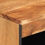 Aparador de madera maciza acacia 60x34x75 cm de , Taquillas y armarios de almacenamiento - Ref: Foro24-377560, Precio: 106,48...