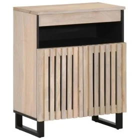 Aparador de madera maciza de mango 60x34x75 cm de , Taquillas y armarios de almacenamiento - Ref: Foro24-377562, Precio: 72,3...