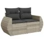 Set de sofás de jardín 8 pzas y cojines ratán sintético gris by , Garden sets - Ref: Foro24-3275162, Price: 615,32 €, Discoun...