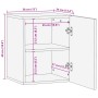 Armario de lavabo para baño madera maciza de mango 38x34x48 cm de , Muebles de baño - Ref: Foro24-377534, Precio: 74,28 €, De...