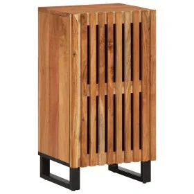Aparador de madera maciza acacia 40x34x75 cm de , Taquillas y armarios de almacenamiento - Ref: Foro24-377555, Precio: 96,86 ...