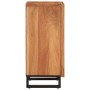Aparador de madera maciza acacia 40x34x75 cm de , Taquillas y armarios de almacenamiento - Ref: Foro24-377555, Precio: 98,36 ...