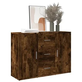 Aparador de madera de ingeniería roble ahumado 90,5x29,5x65 cm de , Aparadores - Ref: Foro24-849878, Precio: 88,56 €, Descuen...