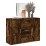 Aparador de madera de ingeniería roble ahumado 90,5x29,5x65 cm de , Aparadores - Ref: Foro24-849878, Precio: 89,81 €, Descuen...