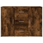 Aparador de madera de ingeniería roble ahumado 90,5x29,5x65 cm de , Aparadores - Ref: Foro24-849878, Precio: 89,81 €, Descuen...