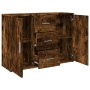 Aparador de madera de ingeniería roble ahumado 90,5x29,5x65 cm de , Aparadores - Ref: Foro24-849878, Precio: 89,81 €, Descuen...
