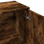 Aparador de madera de ingeniería roble ahumado 90,5x29,5x65 cm de , Aparadores - Ref: Foro24-849878, Precio: 89,81 €, Descuen...