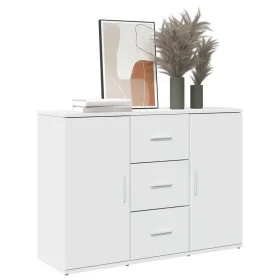 Aparador madera de ingeniería blanco 90,5x29,5x65 cm by , Sideboards - Ref: Foro24-849873, Price: 100,44 €, Discount: %