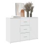 Aparador madera de ingeniería blanco 90,5x29,5x65 cm de , Aparadores - Ref: Foro24-849873, Precio: 100,81 €, Descuento: %