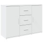 Aparador madera de ingeniería blanco 90,5x29,5x65 cm de , Aparadores - Ref: Foro24-849873, Precio: 100,81 €, Descuento: %