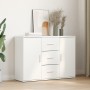 Aparador madera de ingeniería blanco 90,5x29,5x65 cm de , Aparadores - Ref: Foro24-849873, Precio: 100,81 €, Descuento: %