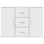 Aparador madera de ingeniería blanco 90,5x29,5x65 cm de , Aparadores - Ref: Foro24-849873, Precio: 100,81 €, Descuento: %