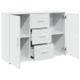 Aparador madera de ingeniería blanco 90,5x29,5x65 cm de , Aparadores - Ref: Foro24-849873, Precio: 100,81 €, Descuento: %