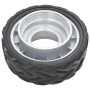 Rueda para rueda de remolque jockey aluminio y goma Ø19,5x10 cm de , Tráilers para mercancías y transporte - Ref: Foro24-4007...