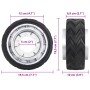Rueda para rueda de remolque jockey aluminio y goma Ø19,5x10 cm de , Tráilers para mercancías y transporte - Ref: Foro24-4007...