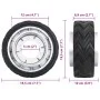 Rueda para rueda de remolque jockey aluminio y goma Ø19,5x10 cm by , Trailers for goods and transport - Ref: Foro24-4007308, ...