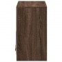Aparador con LED madera ingeniería marrón roble 72x34x61 cm de , Aparadores - Ref: Foro24-852179, Precio: 66,99 €, Descuento: %