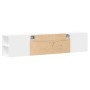 Mueble de TV de pared con luz LED blanco 180x31x39,5 cm de , Muebles TV - Ref: Foro24-3307954, Precio: 129,82 €, Descuento: %