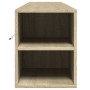 Mueble de TV de pared con luz LED roble Sonoma 180x31x39,5 cm de , Muebles TV - Ref: Foro24-3307956, Precio: 109,11 €, Descue...