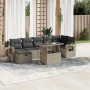 Set de sofás de jardín 8 pzas y cojines ratán sintético gris de , Conjuntos de jardín - Ref: Foro24-3274992, Precio: 595,03 €...