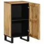 Aparador de madera maciza de mango rugosa 40x34x75 cm de , Taquillas y armarios de almacenamiento - Ref: Foro24-377554, Preci...