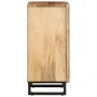 Aparador de madera maciza de mango rugosa 40x34x75 cm de , Taquillas y armarios de almacenamiento - Ref: Foro24-377554, Preci...