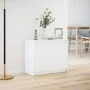 Aparador con LED madera de ingeniería blanco 72x34x61 cm de , Aparadores - Ref: Foro24-852173, Precio: 69,87 €, Descuento: %