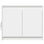 Aparador con LED madera de ingeniería blanco 72x34x61 cm de , Aparadores - Ref: Foro24-852173, Precio: 70,49 €, Descuento: %
