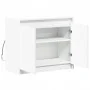 Aparador con LED madera de ingeniería blanco 72x34x61 cm de , Aparadores - Ref: Foro24-852173, Precio: 69,87 €, Descuento: %