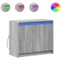 Aparador con LED madera de ingeniería gris Sonoma 72x34x61 cm de , Aparadores - Ref: Foro24-852178, Precio: 78,44 €, Descuent...
